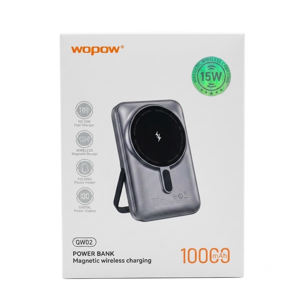 Power bank Wopow QW02 10000mAh power bank in lebanon Power bank Wopow QW02 10000mAh power bank in lebanon
