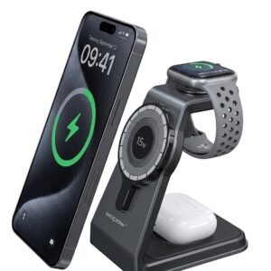 3-in-1 Magnetic Wireless Charging Stand MW02 15W Charging in lebanon