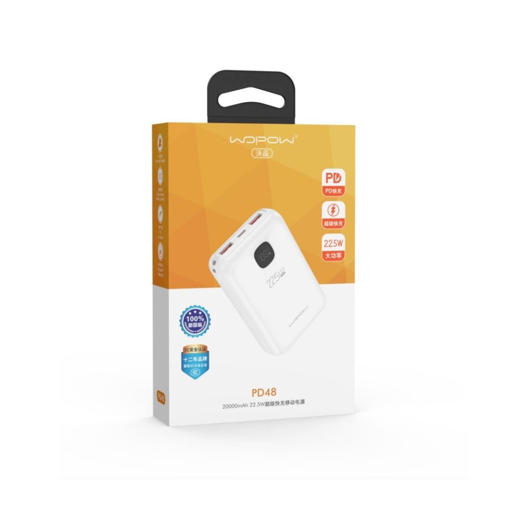Power bank Wopow PD48 20000mAh power bank in lebanon Power bank Wopow PD48 20000mAh power bank in lebanon