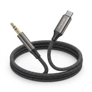 AUX Car Audio Cable Type-C To 3.5MM 1000 mm MY02 Car Audio Cable AUX to Type-c in lebanon