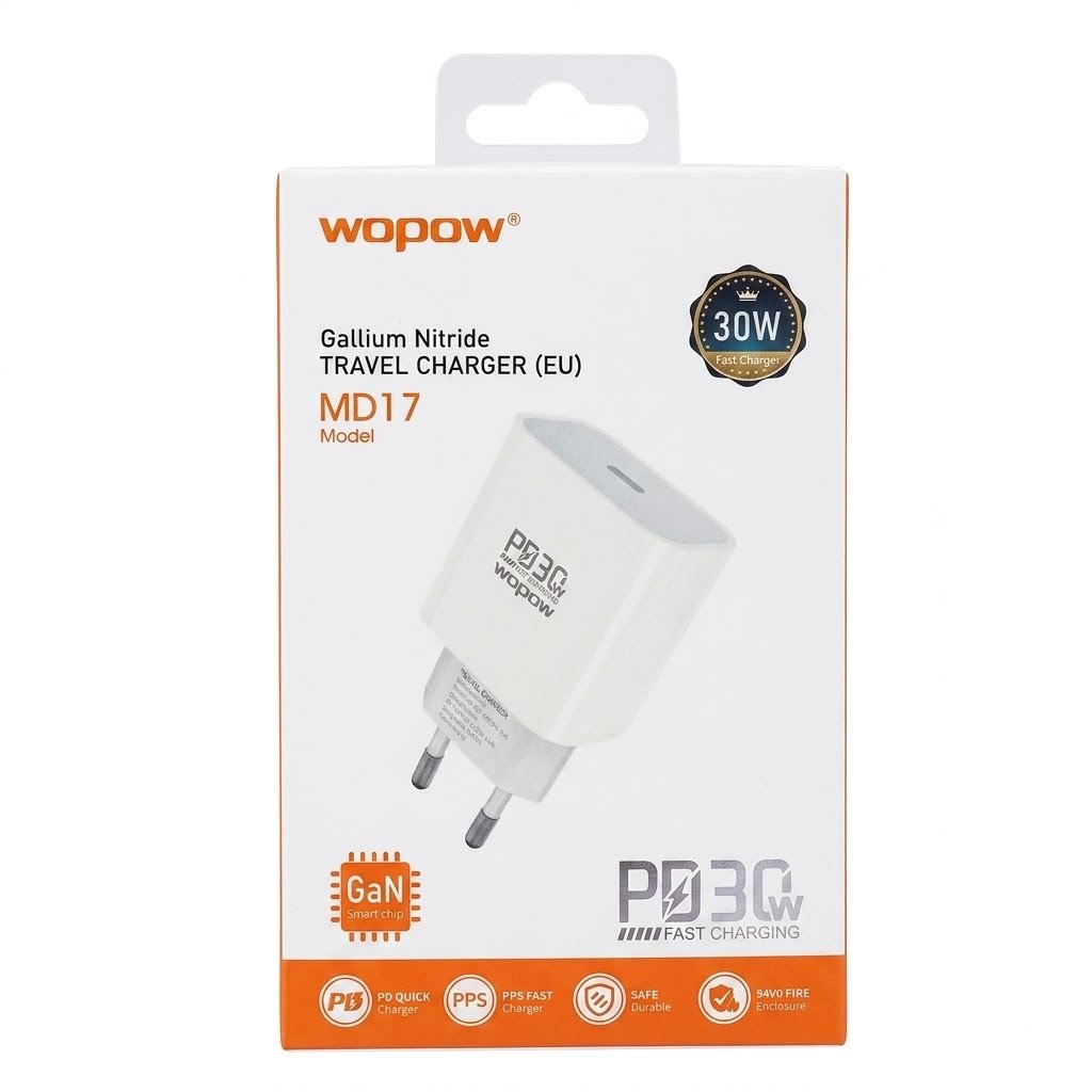 TRAVEL CHARGER MD17 PD30W Fast Charging in lebanon
