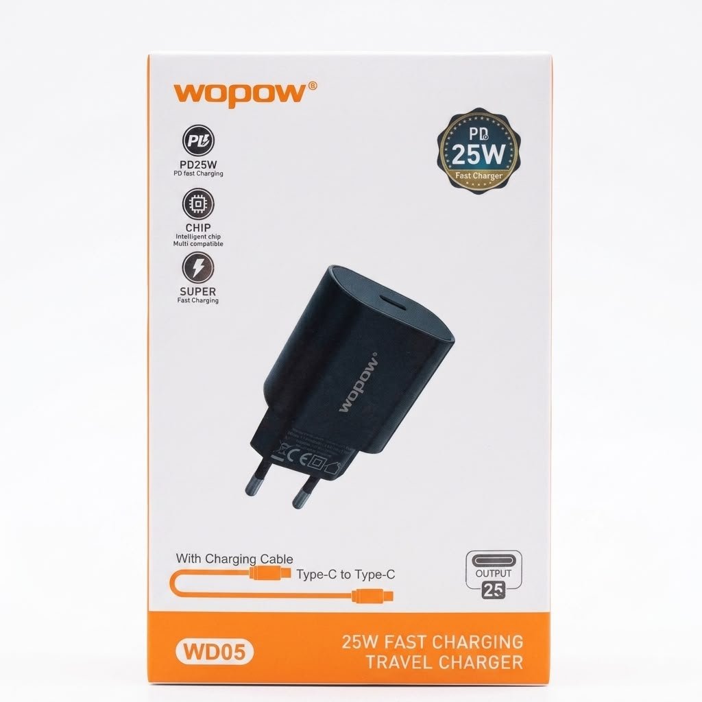 QUICK CHARGER WD05 PD25W fast charge fast charger in lebanon