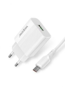 Power adapter JCT3.0M 18w WITH CABLE MICRO TRAVEL CHARGER IN LEBANON