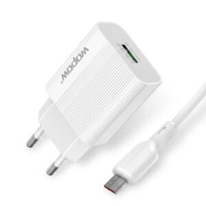Power adapter JCT3.0M 18w WITH CABLE MICRO TRAVEL CHARGER IN LEBANON