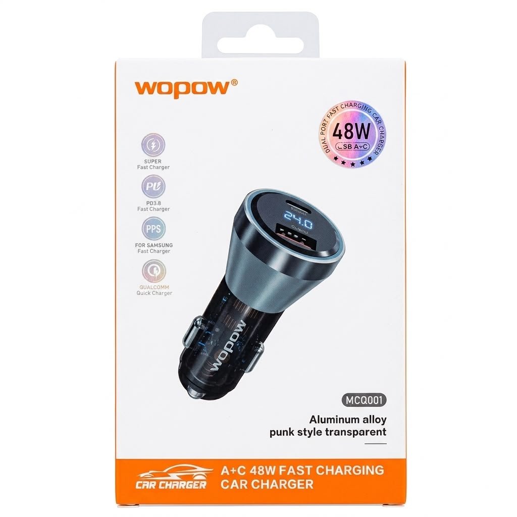 Car Charge MCQ001 48W usb A+C Fast Charging in lebanon