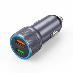 Car charger CQ023 SUPER FAST CHARGER 30W CQ023 USB-A + TYPE-C CHARGER IN LEBANON