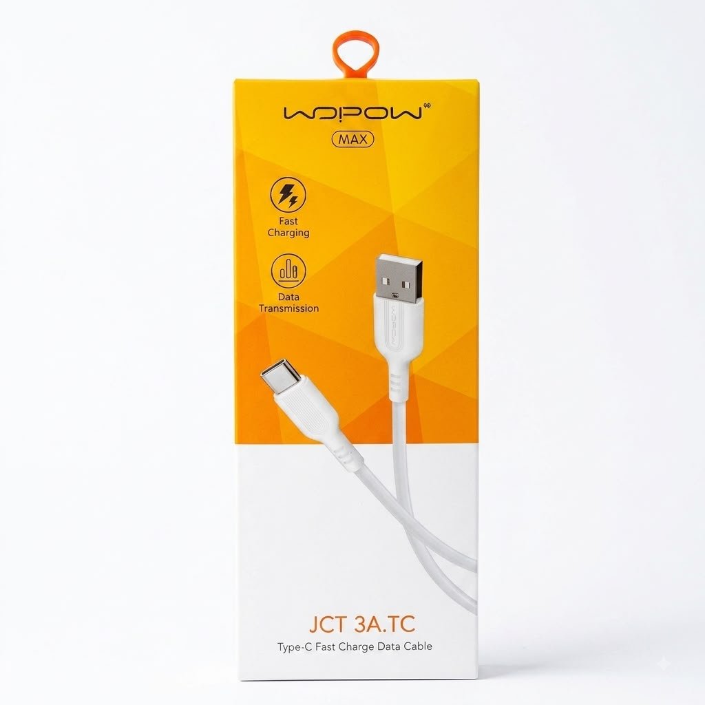 1000MM Type-C fast charge data cable JCT 3A.TC DATA CABLE IN LEBANON