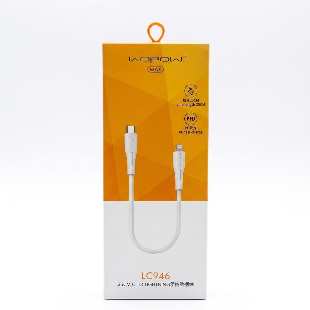 C TO LIGHTNING Portable Data Cable 25CM LC946 DATA CABLE IN LEBANON