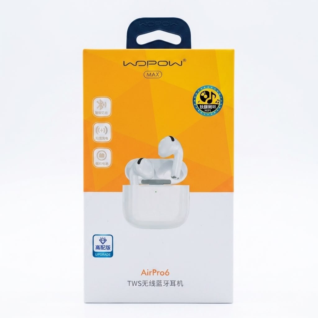TWS bluetooth EARPODS AirPro6 Standby time about 200 hours EARPODS IN LEBANON