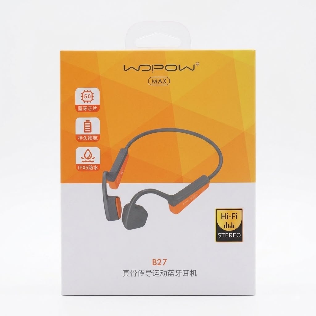 Bluetooth Earphones B27 Long Battery Life 180mAh Earphones in lebanon